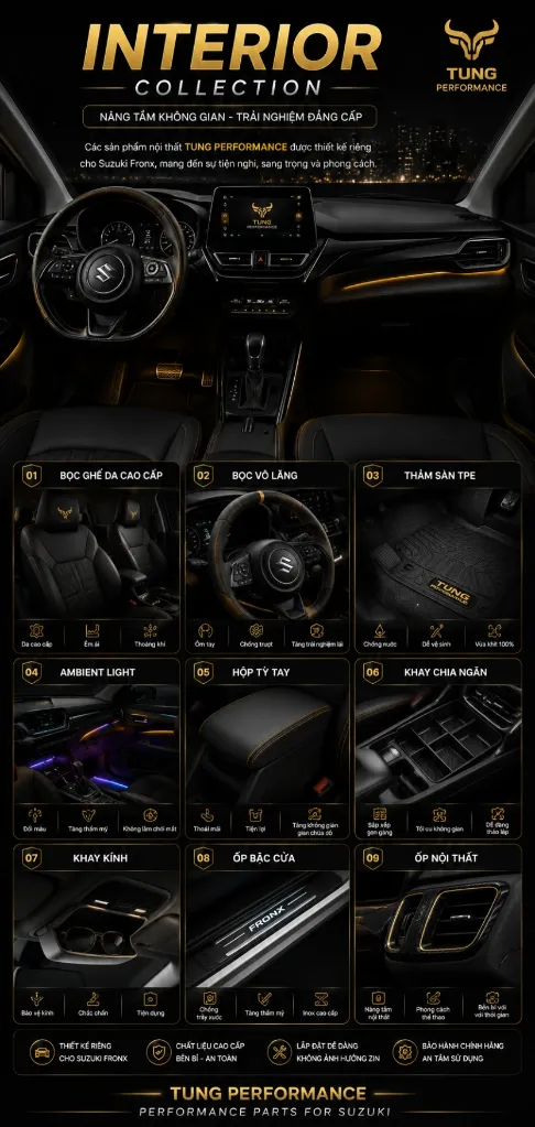 Nội thất Suzuki Fronx - INTERIOR COLLECTION